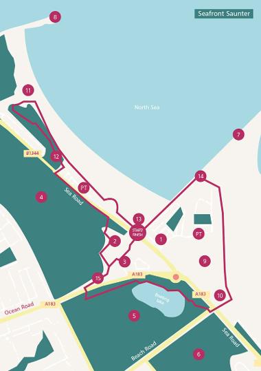 Seafront Saunter Map