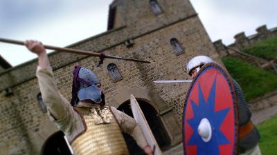 Soldiers at Arbeia Roman Fort